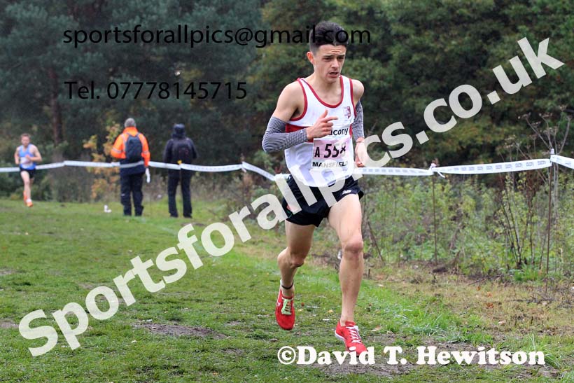 Junior Men, 2022 National Cross Country Relays, Berry Hill Park, Mansfield.  Photo: David T. Hewitson/Sports for All Pics
